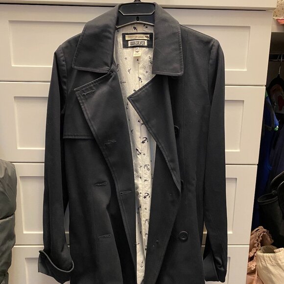 Quicksilver Trench Coat - Picture 1 of 2
